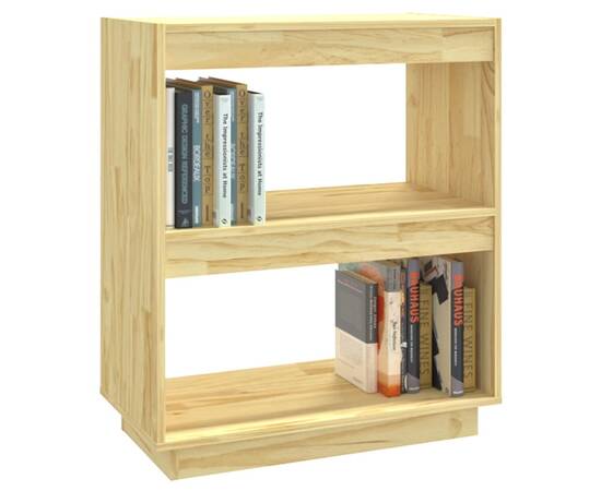 Bibliotecă, 60x35x71 cm, lemn masiv de pin, 3 image