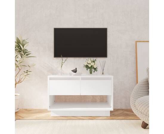 Comodă tv, alb, 70x41x44 cm, pal