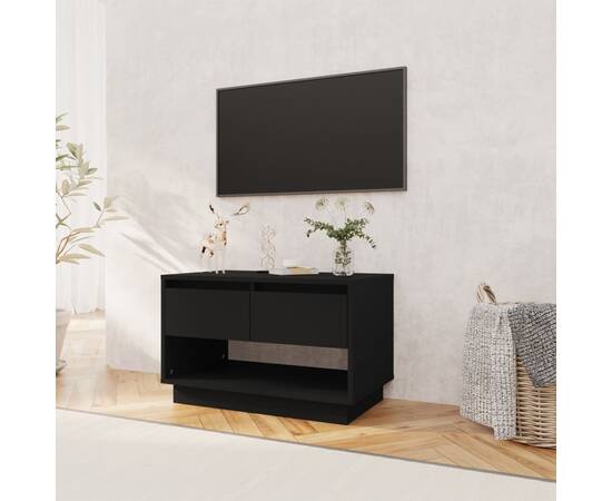 Comodă tv, negru, 70x41x44 cm, pal, 3 image