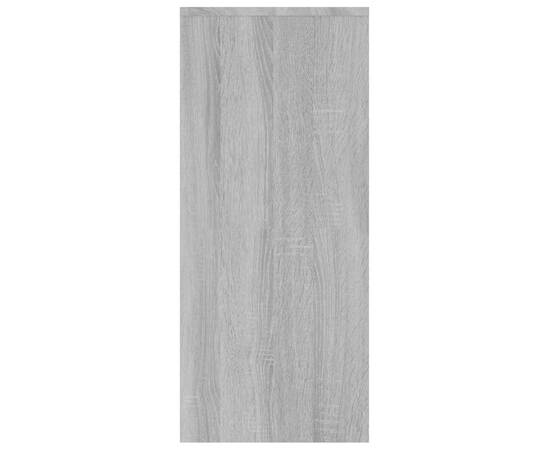 Servantă, stejar sonoma gri, 102x33x75 cm, pal, 7 image