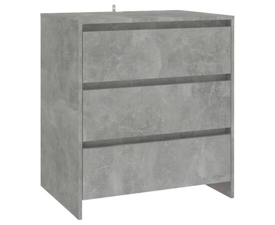 Servantă, gri beton, 70x41x75 cm, pal, 2 image