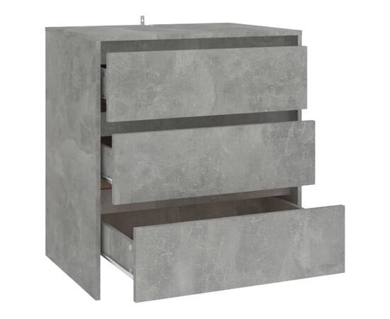 Servantă, gri beton, 70x41x75 cm, pal, 8 image