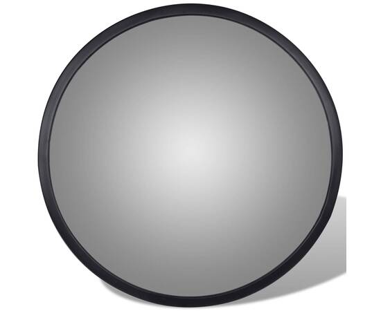Oglindă rutieră acrilică convexă de interior 30 cm negru, 2 image