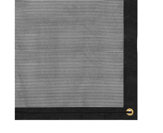 Plasă de remorcă, negru, 1,5 x 2,2 m, hdpe, 5 image