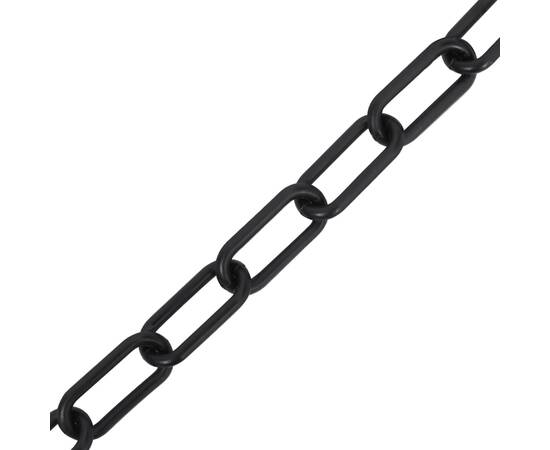 Lanț de avertizare, negru, 30 m, Ø6 mm, plastic, 2 image