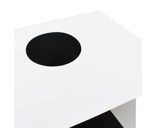 Cort foto cu led-uri pliabil, alb, 40 x 34 x 37 cm, plastic, 6 image
