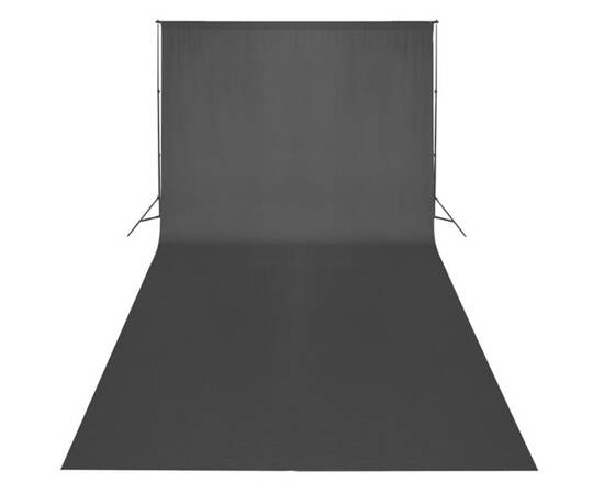 Fundal foto, bumbac, negru, 600 x 300 cm, 3 image
