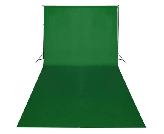 Fundal foto, bumbac, verde, 600 x 300 cm, chroma key, 2 image
