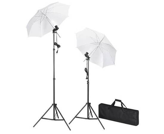 Kit lumini studio foto, trepiede+umbrele
