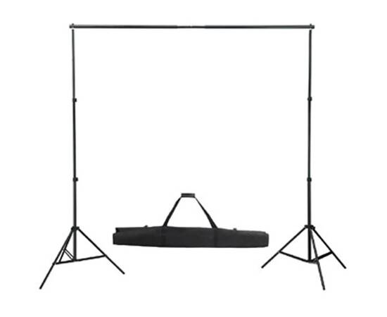 Kit studio foto, fundal alb, 600 x 300 cm & lumini, 4 image
