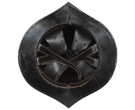 Coif cavaler medieval antic, jocuri cu roluri, argintiu, oțel, 4 image