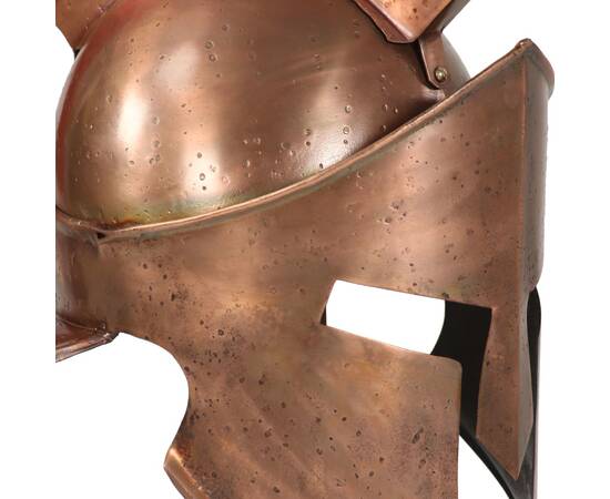 Coif războinic grec, antichizat, joc de rol, arămiu, oțel, 6 image