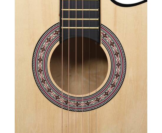 Chitară acustică occidentală, cu 6 corzi, 38", lemn de tei, 5 image