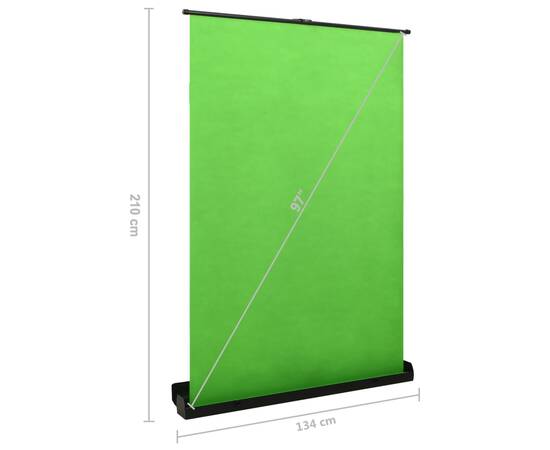 Fundal studio foto, verde, 97" 4:3, 8 image