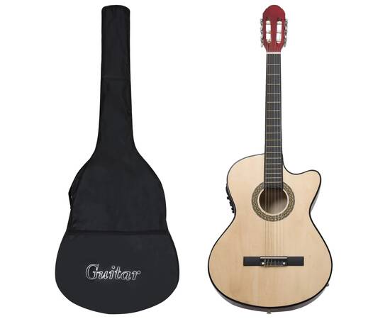 Set chitară acustică occidentală 12 piese 6 corzi cu egalizator