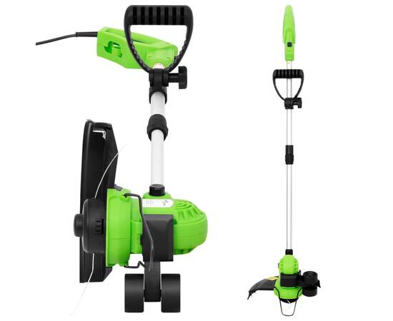 Trimmer de gazon electric cu tijă telescopică, 29 cm, 550 w, 3 image