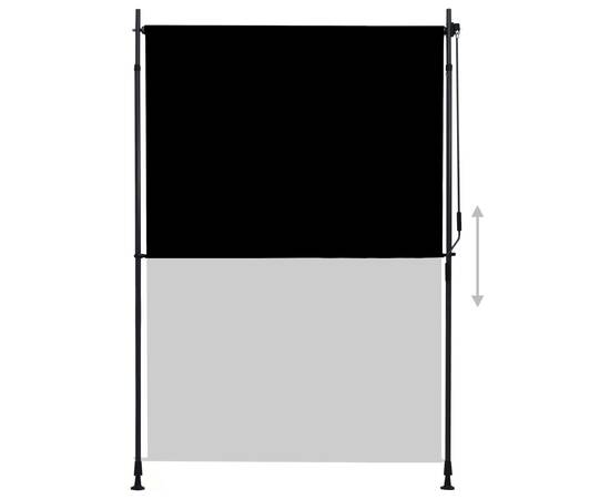 Jaluzea tip rulou de exterior, antracit, 150 x 270 cm, 3 image