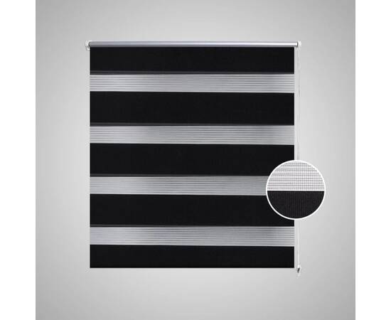 Jaluzea model zebră 80 x 150 cm, negru, 3 image