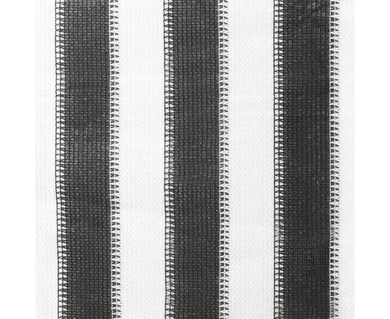 Jaluzea rulou de exterior, 300 x 140 cm, dungi antracit și alb, 5 image