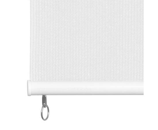 Jaluzea tip rulou de exterior, alb, 60x140 cm, hdpe, 5 image
