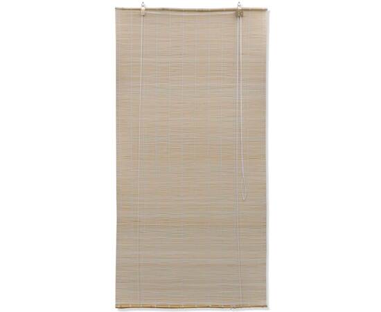 Jaluzele din bambus natural tip rulou, 4 buc., 120 x 160 cm, 3 image