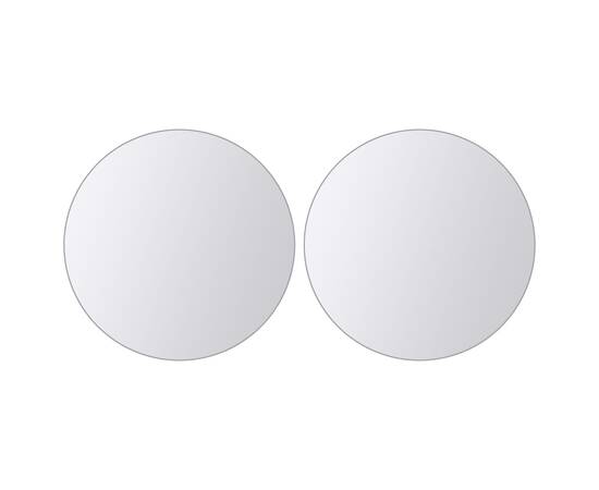 Plăci de oglindă, 16 buc., sticlă, rotund, 3 image