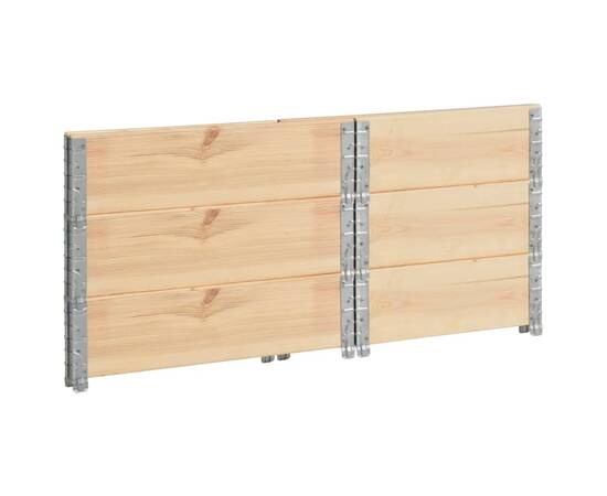 Straturi înălțate, 3 buc., 60 x 80 cm, lemn masiv de pin, 3 image