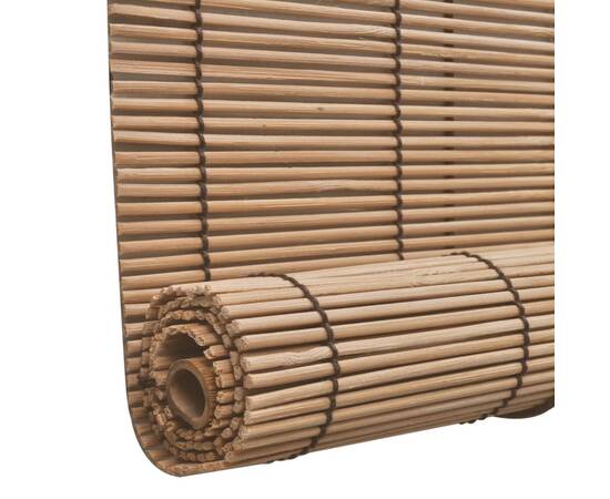 Jaluzea tip rulou, maro, 80x220 cm, bambus, 3 image