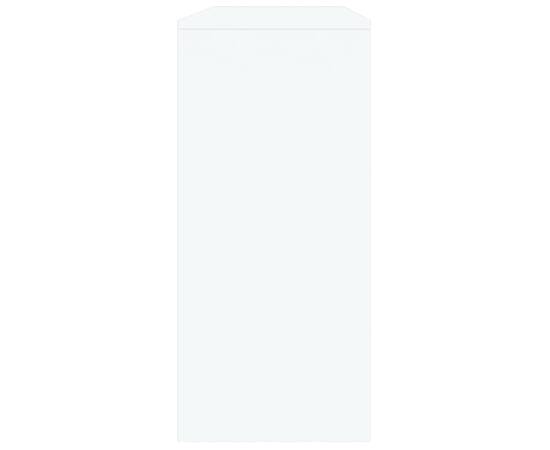 Masă consolă, alb, 100x35x76,5 cm, pal, 7 image