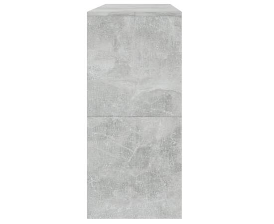 Masă consolă, gri beton, 100x35x76,5 cm, pal, 7 image