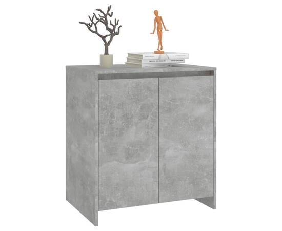 Servantă, gri beton, 70x40x73,5 cm, pal, 4 image