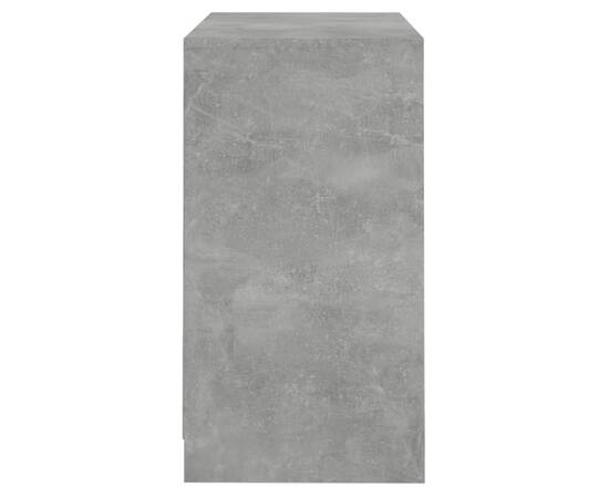 Servantă, gri beton, 70x40x73,5 cm, pal, 7 image