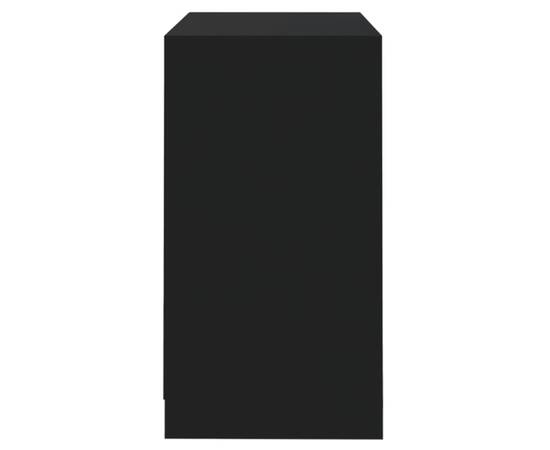 Servantă, negru, 70x40x73,5 cm, pal, 7 image