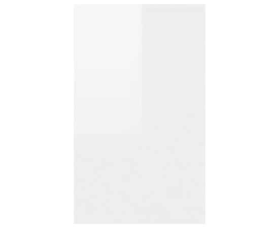 Servantă cu 3 sertare, alb extralucios, 120x41x75 cm, pal, 6 image
