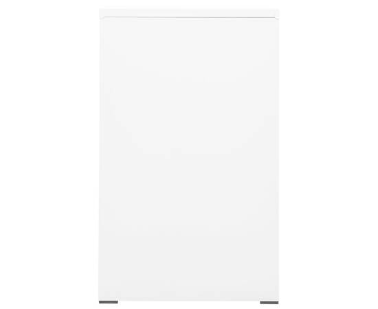 Fișet, alb, 46x62x102,5 cm, oțel, 6 image