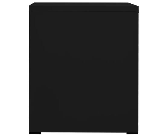 Fișet, negru, 46x62x72,5 cm, oțel, 6 image