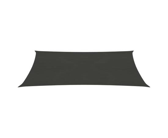 Pânză parasolar, antracit, 6x8 m, hdpe, 160 g/m², 2 image