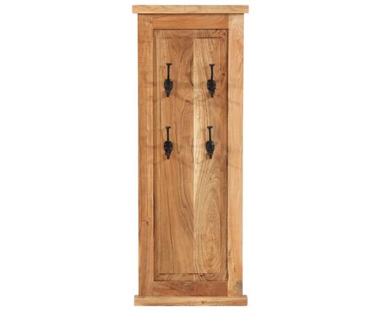 Cuiere de haine, 2 buc., 38x100 cm, lemn masiv de acacia, 4 image