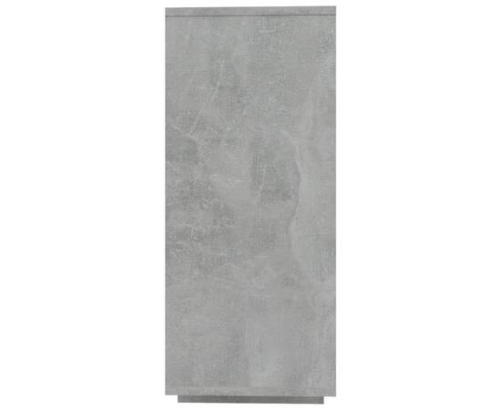 Servantă, gri beton, 120x30x75 cm, pal, 6 image