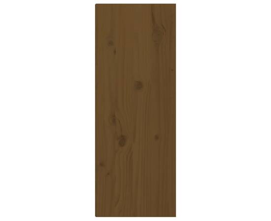 Dulap de perete, maro miere, 30x30x80 cm, lemn masiv de pin, 6 image