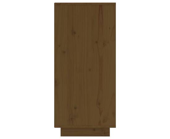 Servantă, maro miere, 60x34x75 cm, lemn masiv de pin, 7 image