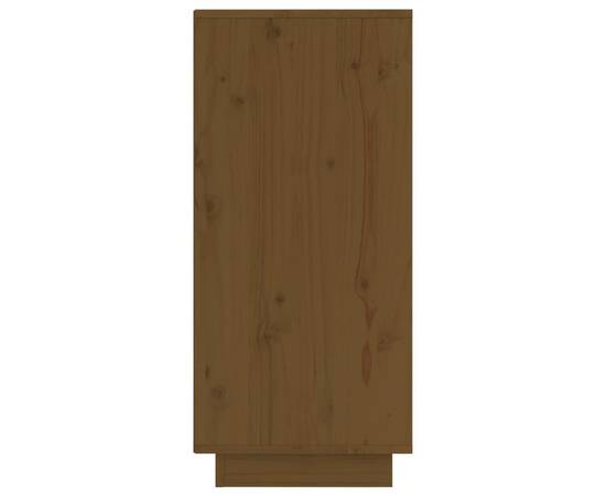Servante, 2 buc., maro miere, 31,5x34x75 cm, lemn masiv pin, 5 image