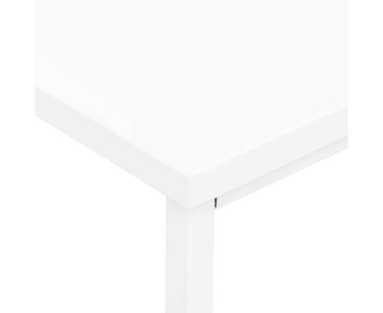 Birou cu sertare, alb, 105x52x75 cm, oțel, industrial, 7 image