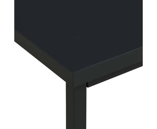 Birou cu sertare, negru, 105x52x75 cm, oțel, industrial, 7 image