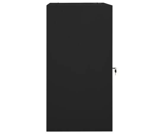 Dulap pentru șa, negru, 53x53x105 cm, oțel, 3 image