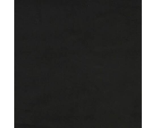 Scaun balansoar picioare din lemn masiv hevea negru catifea, 3 image