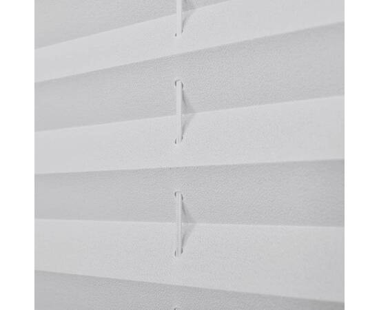 Jaluzea plisată, 100 x 200 cm, alb, 7 image
