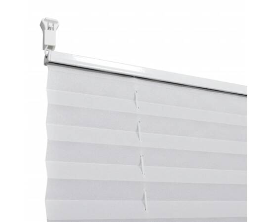 Jaluzea plisată, 110 x 125 cm, alb, 6 image