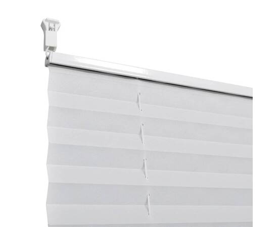 Jaluzea plisată, 80 x 100 cm, alb, 6 image