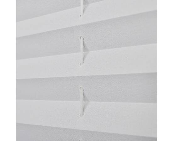 Jaluzea plisse, alb, 90x200 cm, pliuri, 7 image